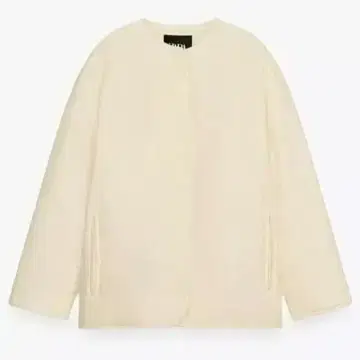 ZARA 퍼프 자켓 노카라