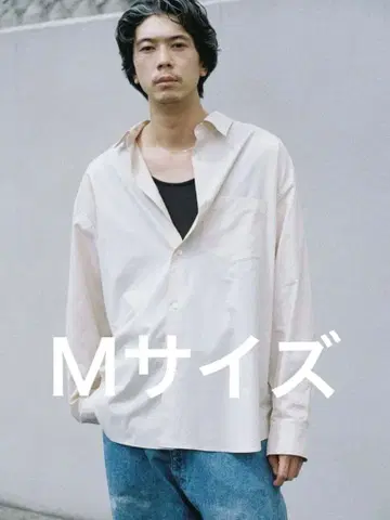 LIDNM HICOUNT WASHER TWILL SHIRT M 사이즈