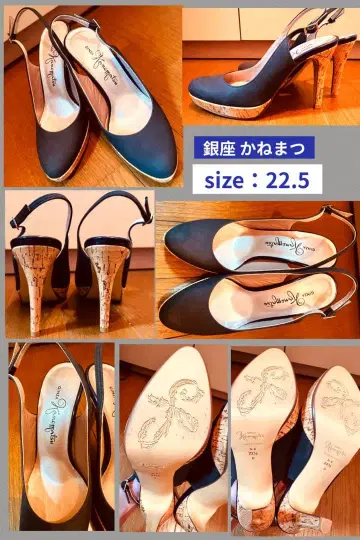 새상품급 22.5cm [ GINZA Kanematsu 긴자 카네마츠 ]