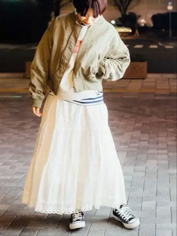 새상품급! B:MING by BEAMS 볼륨 MA-1 블루종