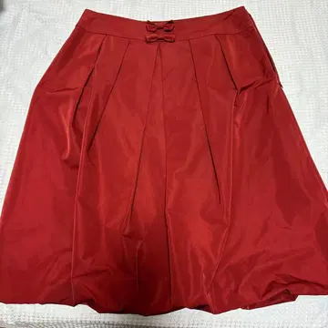 갤러리 비스콘티 리본 포함 벌룬 스커트 무릎 기장