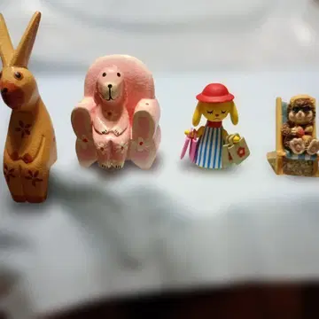 귀여운 입상 4개 세트