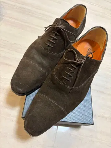 산토니 Santoni 남성 신발 스웨이드 신발 7.5