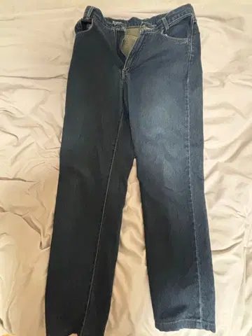 Tramp 다크 블루 스트레이트 데님 팬츠