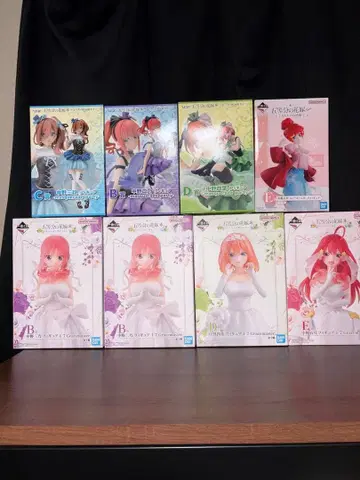 5등분의 신부 피규어 세트