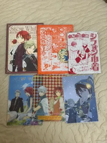 빨강머리 백설공주 미니 클리어 파일 엽서 책갈피 복조리 자석