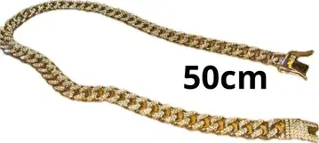 블링블링 목걸이 금 50cm 폭 13cm 상태 좋음 거의 새상품