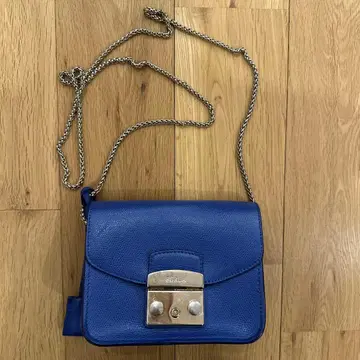 FURLA 메트로폴리스 숄더백 블루