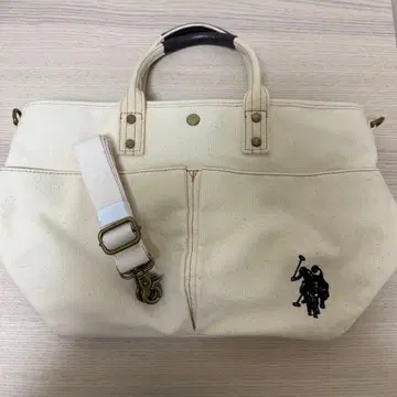 U.S. Polo Assn. 토트백 아이보리