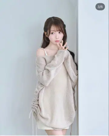 로제뮤즈 Mohair o/p ensemble 니트 원피스