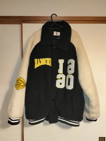 HooK 바시티 자켓 보아 자켓