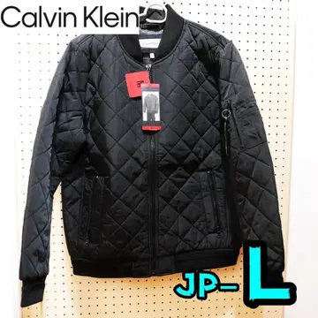 [ 새상품 ] 캘빈클라인 자켓 L 남성용 봄버 블랙 풀 집업
