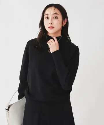 [일본제/세탁 가능] 밀라노 리브 어깨 버튼 풀오버 니트