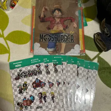 원피스 씰 10개 손수건 클리어 모스버거