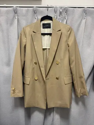 새상품급 그린 라벨 릴랙싱 Greed 더블 자켓 금장 버튼 M