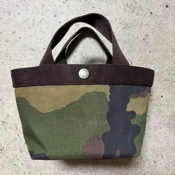 에르베샤 펠리에 Herve Chapelier 보트형 토트 S 카모플라쥬