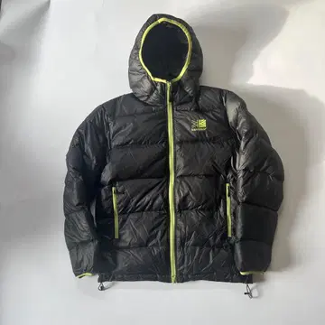 카리마 다운 자켓 후드티 후디 후드 블랙 L