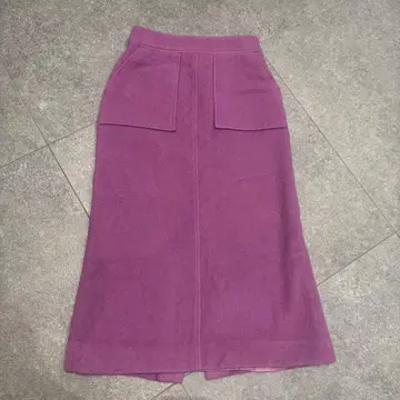 레이빔즈 Ray BEAMS 타이트 스커트 울 0 롱 보라색