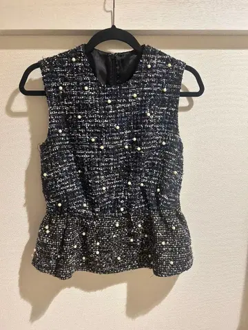 아차츄무 펄 트위드 베스트 36