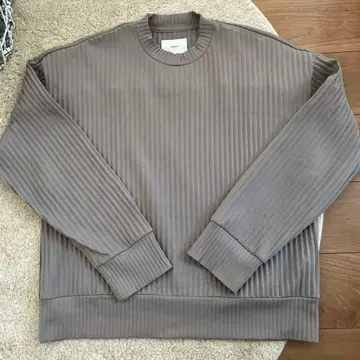 stein 플리츠 니트 크루넥