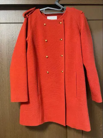 BIANCA EPOCA 오렌지 노카라 코트