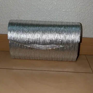2웨이 실버 큐빅 클러치백