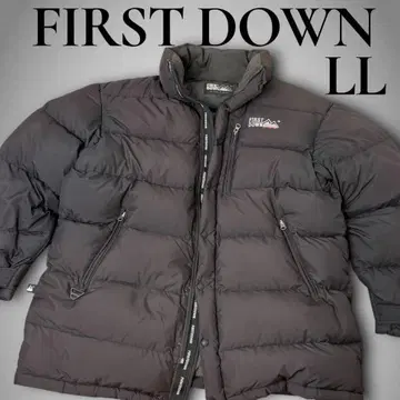 퍼스트 다운 블랙 다운 자켓 LL 빅 눕시