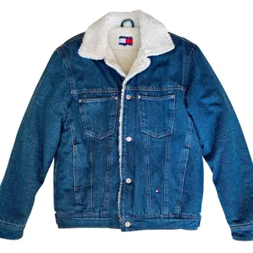 타미힐피거 [새상품급] 타미진스 백 로고 내 보아 데님 자켓 L