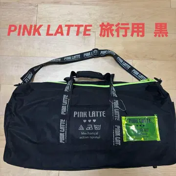 [ PINK LATTE ] 어린이용 수학여행용 보스턴 백 블랙