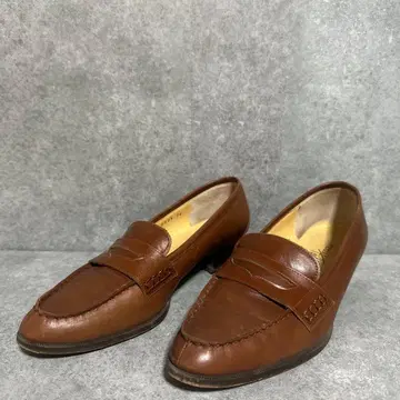 REGAL 리걸 로퍼 가죽 신발 브라운 천연 가죽 24cm