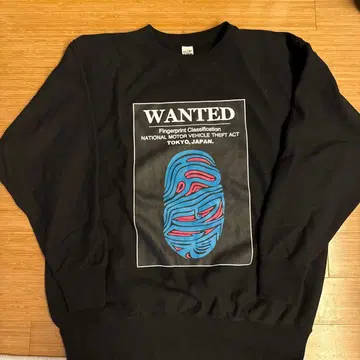 CHALLENGER WANTED 프린트 맨투맨 L