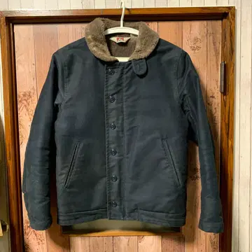 레어 BenDavis N-1 덱 자켓 알파카 혼방 퍼