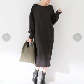 택 포함 새상품 FRAMeWORK 프레임워크 맨투맨 원피스