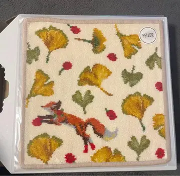 [라스트] FEILER 여우와 은행나무 손수건 긴코우트리 web 한정품