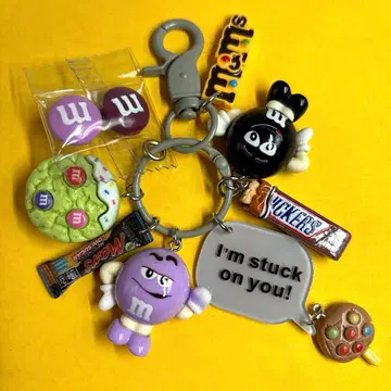 [ purple black+1 ] 찰랑찰랑 키링