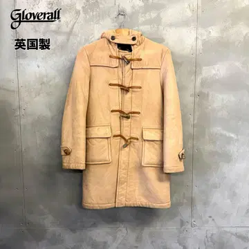 Gloverall 영국제 더플 코트 스웨이드 느낌 글로버올 속기모