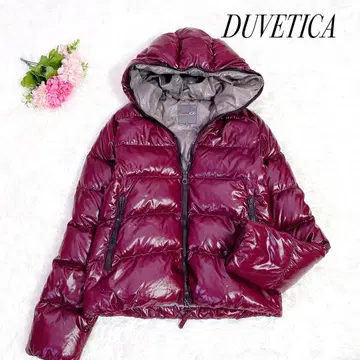 새상품급 듀베티카 Thia 다운 자켓 와인 레드 40 가을/겨울