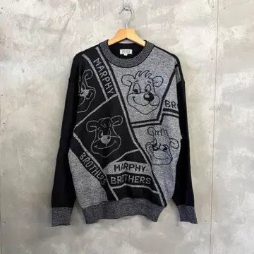 MARPHY BROTHERS fit out 아크릴 스웨터