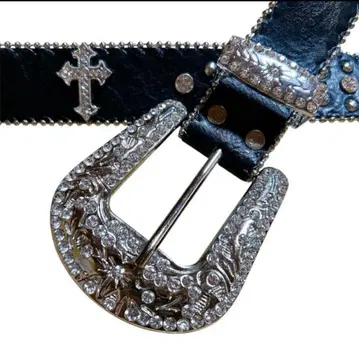 스터드 벨트 십자가