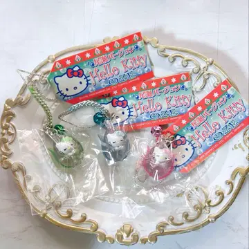 지역 한정 키티 오제 버전 헬로키티 수선화 디자인 스트랩 끈