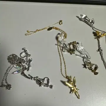 실버 골드 목걸이 세트