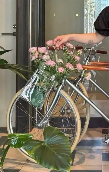 HOOD 클리어 토트백