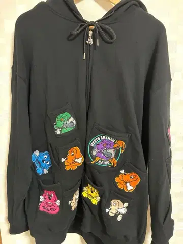 갈피 후드티 중형견