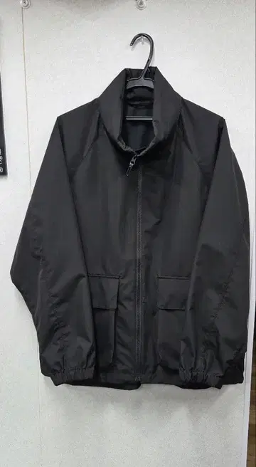 블랙 풀 지퍼 자켓