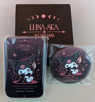 LUNA SEA x KUROMI 기프트 엔벨로프 캔뱃지 슬라이드 캔