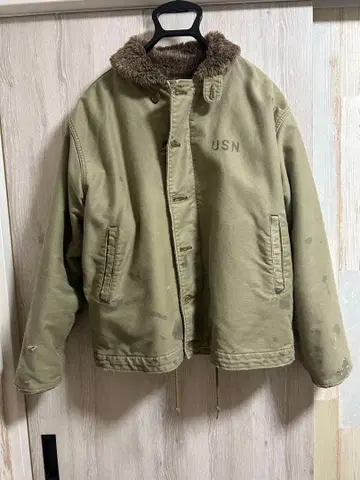 HOUSTON 덱 자켓 USED 가공 모델 사이즈 42