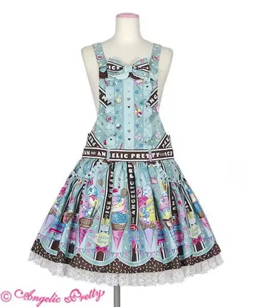 Angelic Pretty 아이스크림 파를로 살로펫 민트