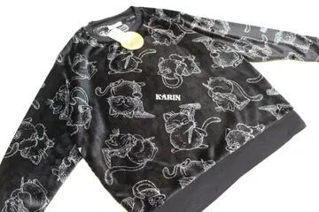 [ 새상품 ] LL 사이즈 블랙 드래곤볼 카린님 플리스 올 패턴 맨투맨