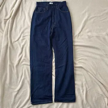 CIOTA 인디고 수빈 코튼 11.5oz 하이웨스트 슬림 데님 27