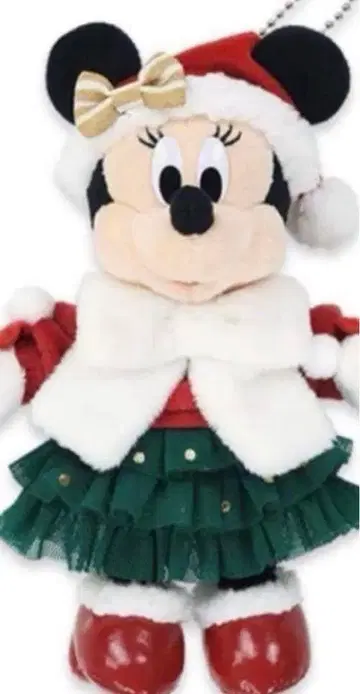 디즈니 크리스마스 2025 미니 마우스 인형 배지